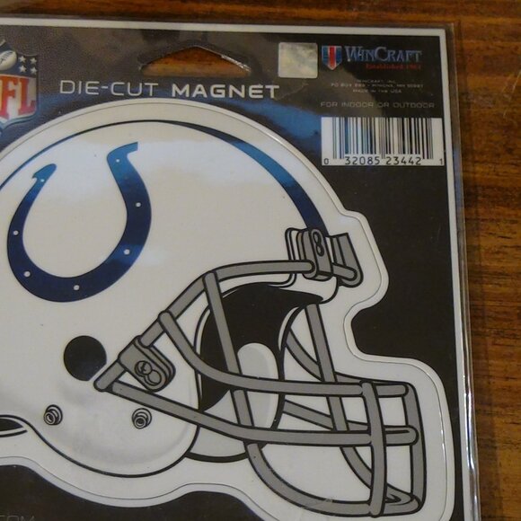 (2) NFL Indianapolis Colts 5" inch Cut-Out Auto Magnet Helmet by WinCraft Truck - Picture 5 of 10